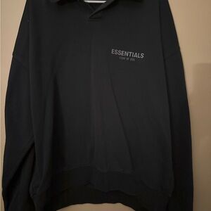 Essentials Fear of God Black Sweatshirt